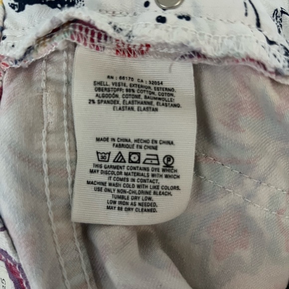 Anthropologie Pilcro & Letterpress Floral Skinny Jeans size 25 Paisley Boho - Picture 12 of 12